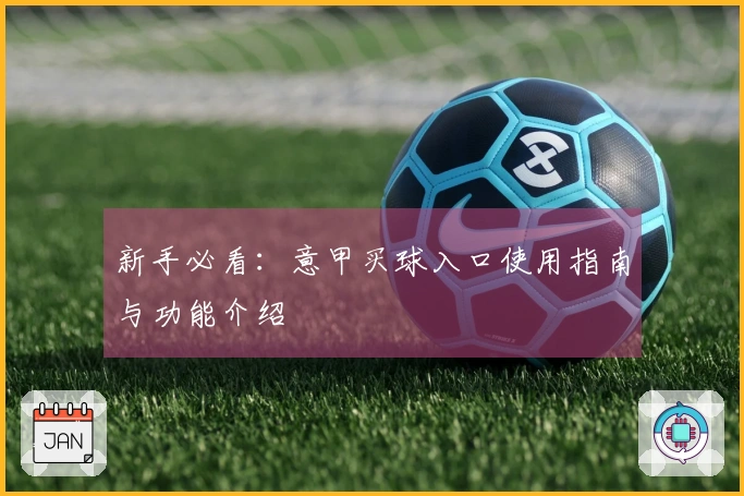 新手必看：意甲买球入口使用指南与功能介绍